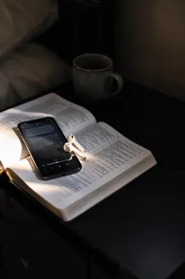Morning Bible App with Earbuds Devotion