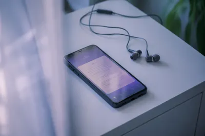 Morning Devotion App with Earbuds