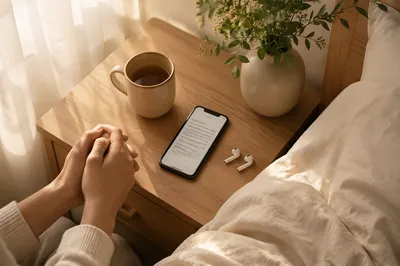Peaceful Morning Bible App Devotion Scene