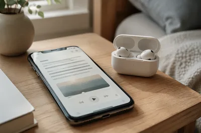 Morning Bible App with Earbuds