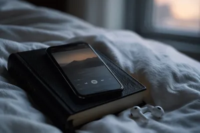Morning Bible App with Earbuds