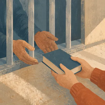 Hope Through Prison Bars with Bible