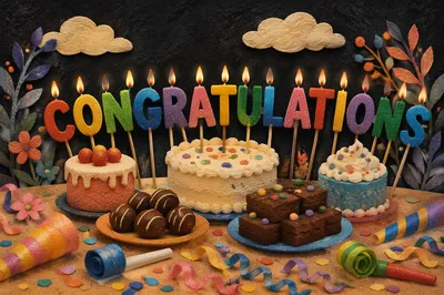 Retirement Party Congratulations Dessert Table Banner