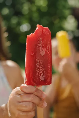Kids Enjoying Popsicles on a Summer Afternoon