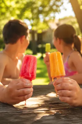 Kids Sticky Hands With Summer Popsicles