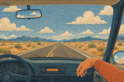 Open Window Summer Highway Music Drive