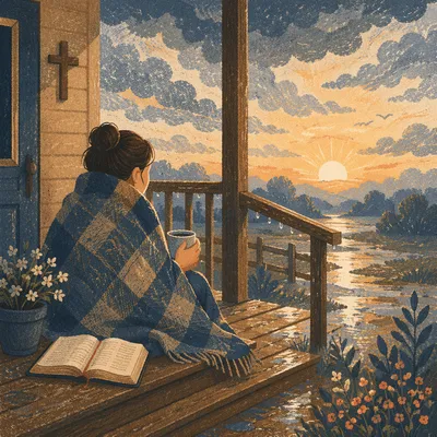 Peaceful Sunrise Devotion After the Storm