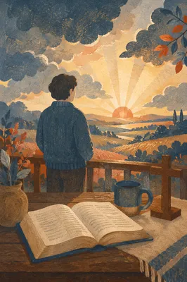Peaceful Sunrise Prayer After the Storm