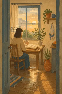 Peaceful Sunrise Prayer After the Storm