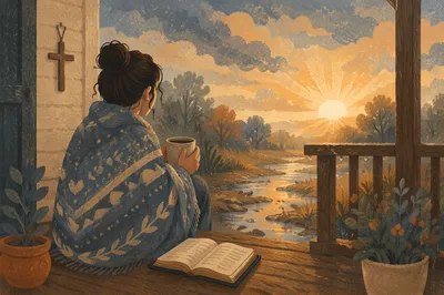 Peaceful Sunrise Devotion After the Storm