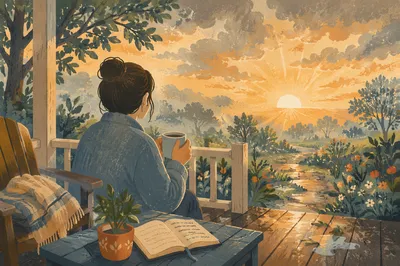 Peaceful Sunrise Devotion After the Storm
