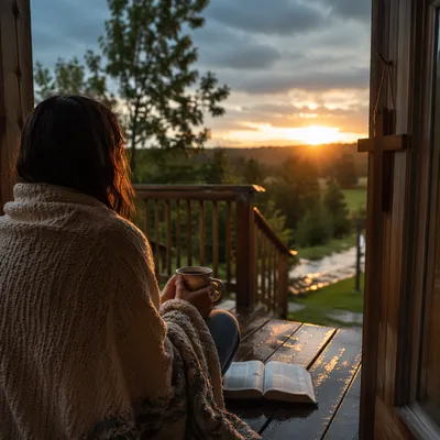 Peaceful Sunrise Devotion After the Storm