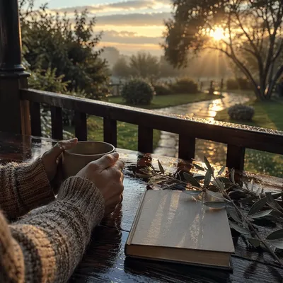 Peaceful Sunrise Prayer After the Storm