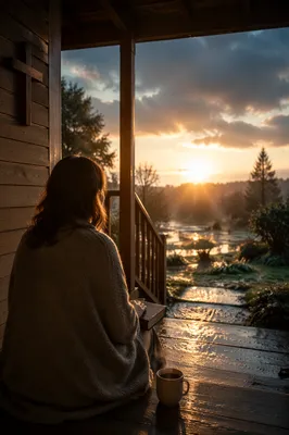 Peaceful Sunrise Prayer After the Storm