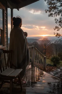 Peaceful Sunrise After the Storm