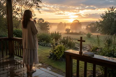 Peaceful Sunrise Prayer After the Storm