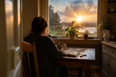 Peaceful Kitchen Sunrise After the Storm