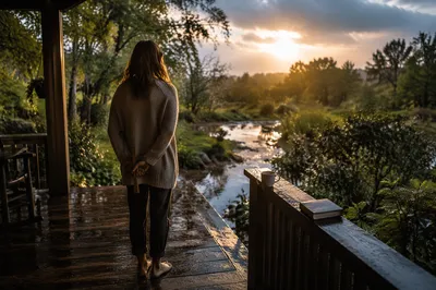 Peaceful Sunrise Prayer After the Storm