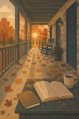 Sunrise Devotion on a Quiet Porch
