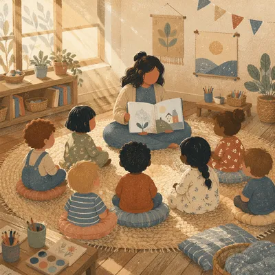 Gentle Classroom Story Time Circle