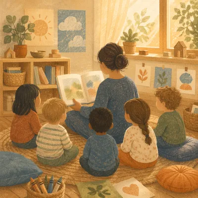 Gentle Classroom Story Time Circle