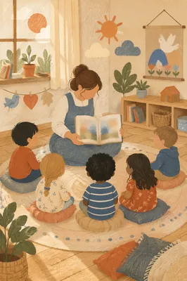 Cozy Classroom Story Time Circle