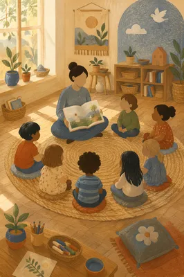 Gentle Classroom Story Time Circle