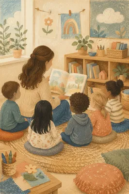 Gentle Classroom Story Time Circle