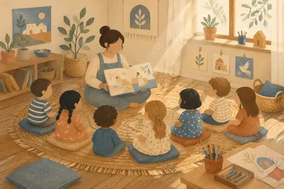 Gentle Classroom Story Time Circle