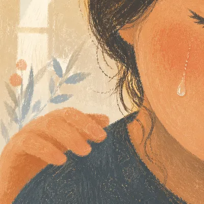 Single Tear and Gentle Shoulder Comfort