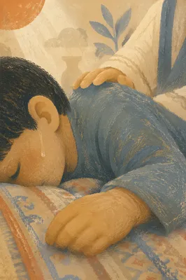Tender Tearful Comfort Close Up