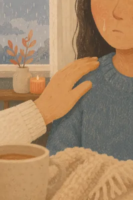 Quiet Comfort Through Tears Close Up