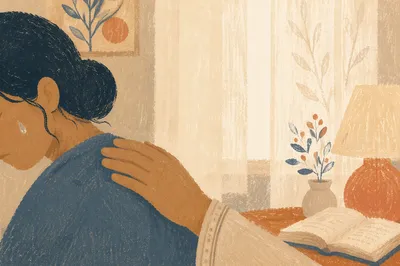 Quiet Comfort After Prayerful Tears