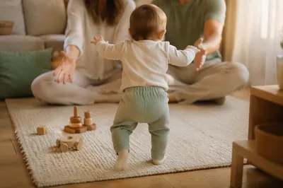 Toddler First Steps Toward Encouraging Parents