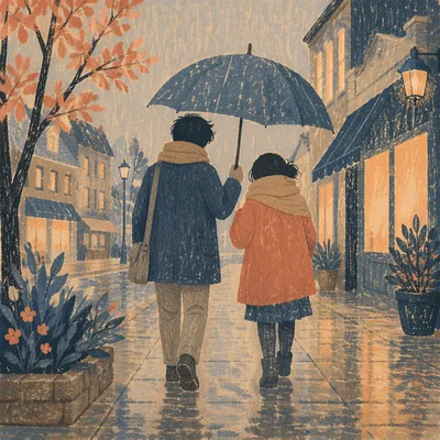 Quiet Kindness Under One Umbrella