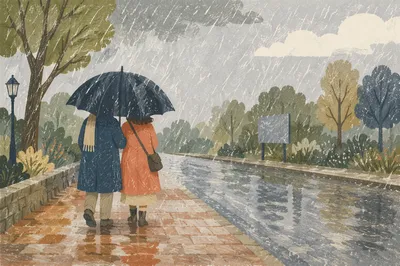 Quiet Kindness Under One Umbrella