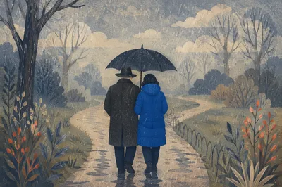 Quiet Kindness Under One Umbrella