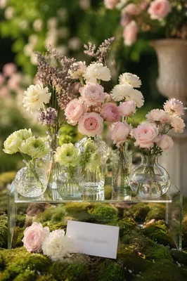 Elegant Outdoor Garden Wedding Floral Display