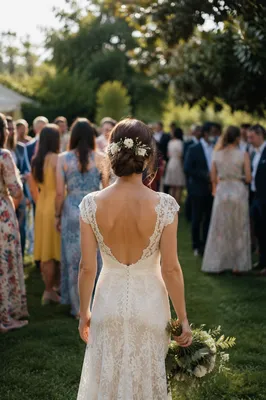Romantic Outdoor Garden Wedding Ceremony