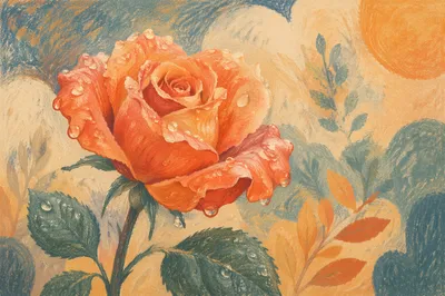 Reviving Wilted Rose with Morning Dew