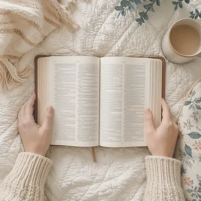 Cozy Morning Bible Quiet Time