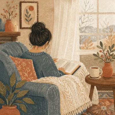 Cozy Morning Bible Quiet Time