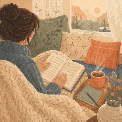Cozy Morning Bible Quiet Time
