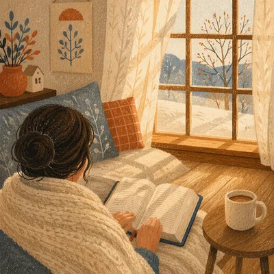 Cozy Morning Bible Quiet Time