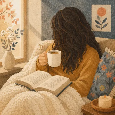 Cozy Morning Bible Devotion with Tea