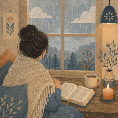 Cozy Morning Bible Quiet Time