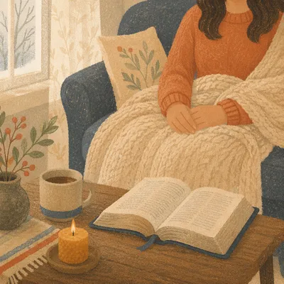 Cozy Morning Bible Quiet Time