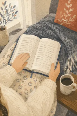 Cozy Morning Bible Quiet Time