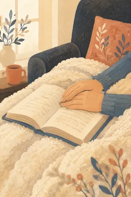 Cozy Morning Devotion with Open Bible