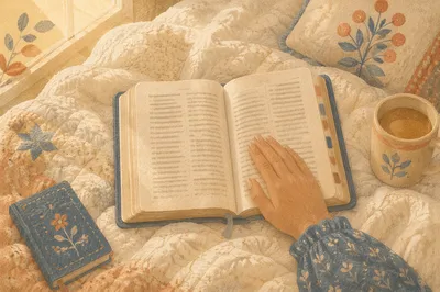 Cozy Morning Bible Quiet Time